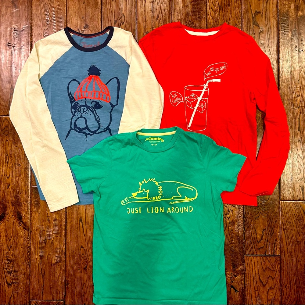 Boys 13-14 Boden T Bundle: new-good condition.